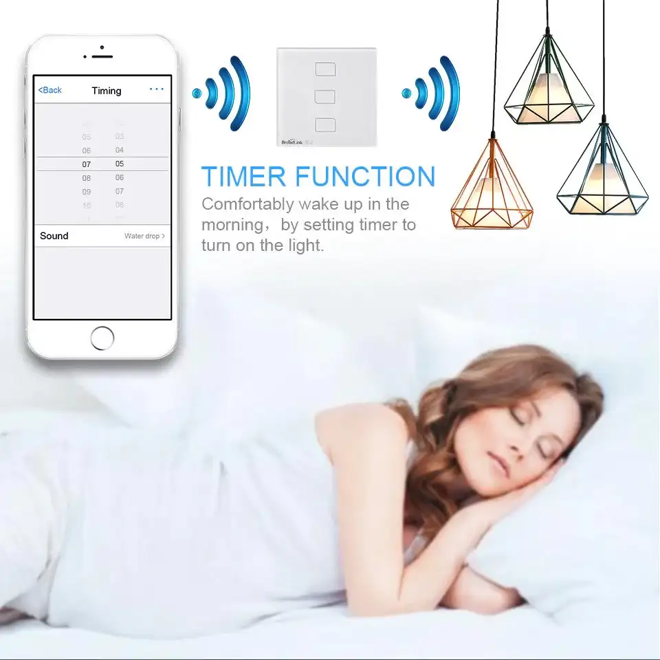 BroadLink TC2 сензорен ключ за осветление с Wi-Fi управление